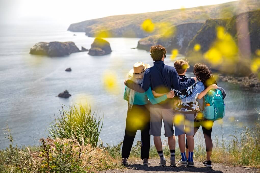 Where Can I Hike in Channel Islands National Park? santa cruz island with mar family